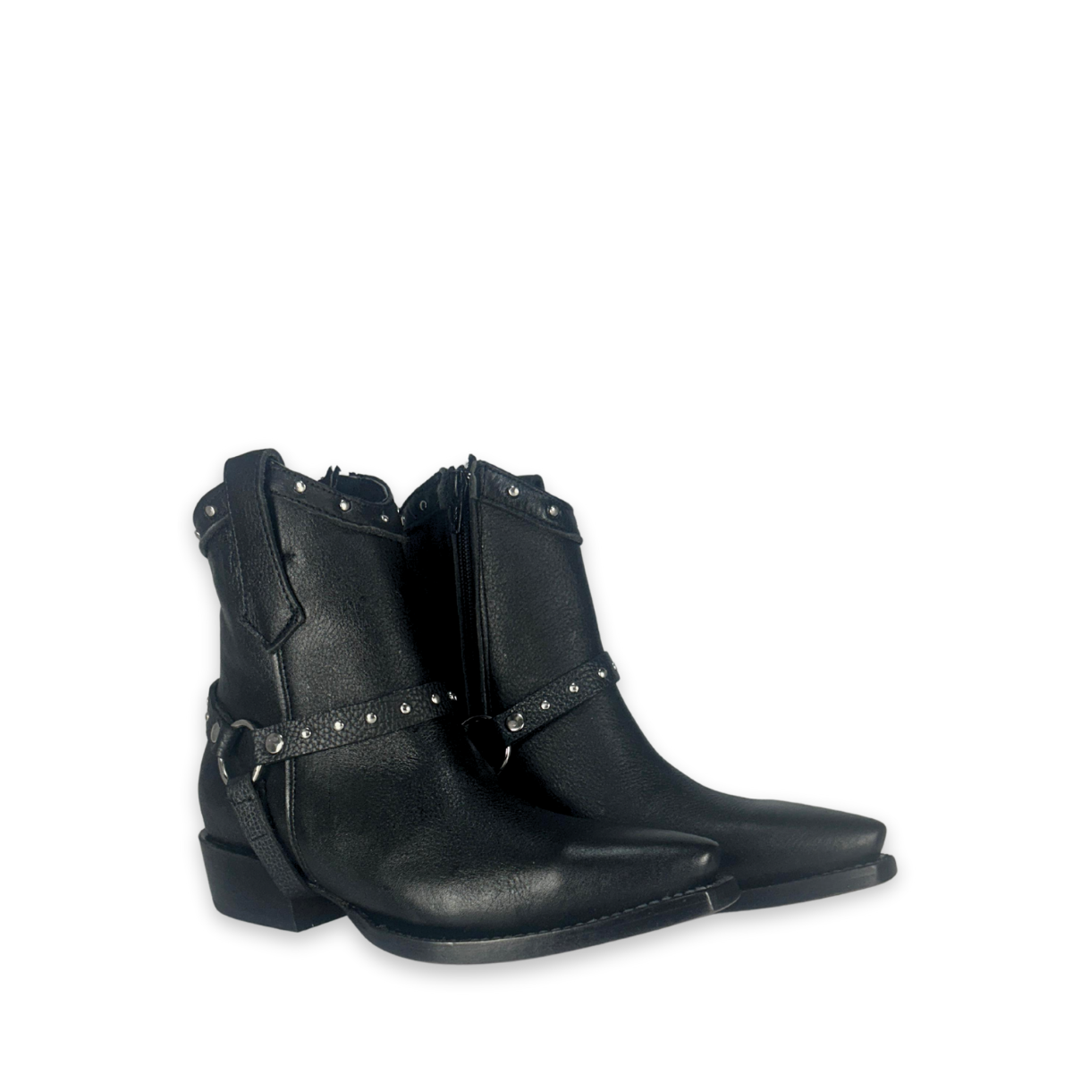Bota rodeo para Dama Estilo 0108 Color negro Suela de cuero Diamond Bull
