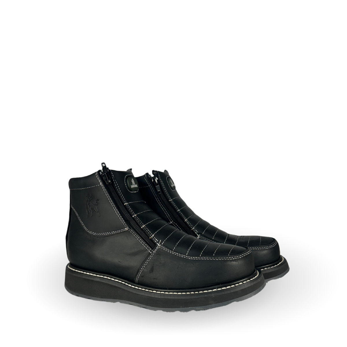 Bota de trabajo con cierre Estilo 0339 Color negro Suela antideslizante
