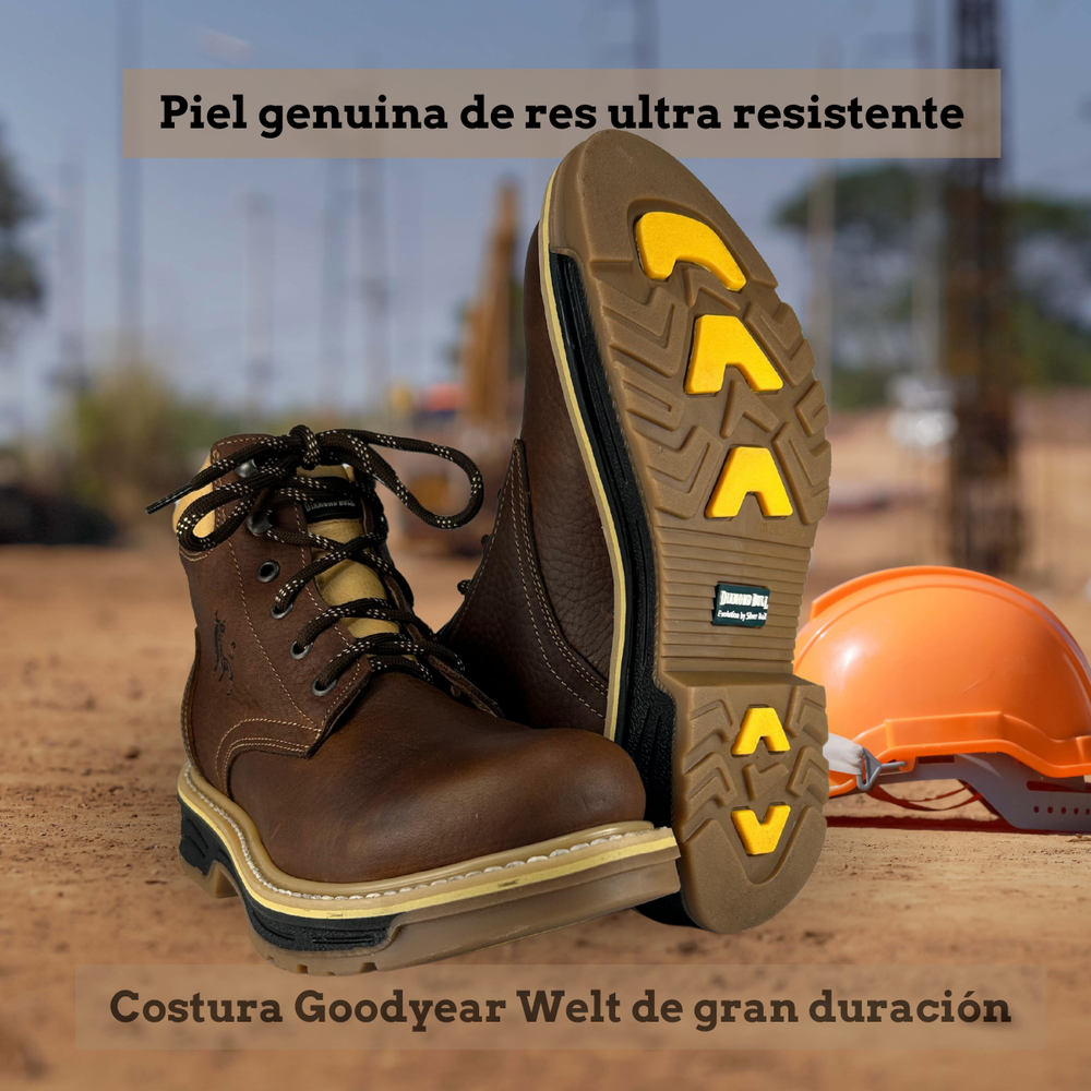 
                      
                        Bota de trabajo Café Estilo 664 Suela Doble densidad antideslizante
                      
                    