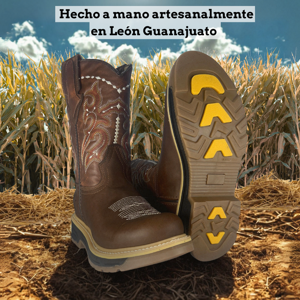 
                      
                        Bota rodeo de trabajo Estilo 6010 Color Cobre Suela Doble densidad Diamond Bull
                      
                    