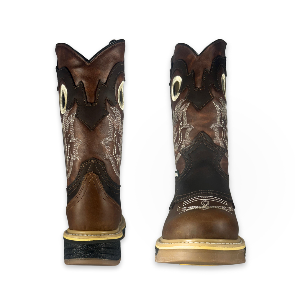 
                      
                        Bota rodeo de trabajo Estilo 6035 Color café Suela Doble densidad Diamond Bull
                      
                    