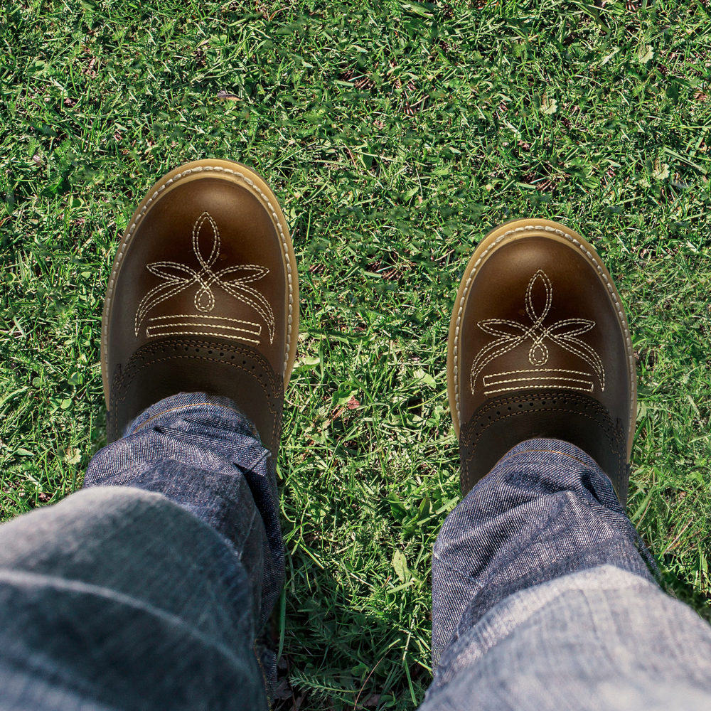 
                      
                        Bota rodeo de trabajo Estilo 6035 Color café Suela Doble densidad Diamond Bull
                      
                    