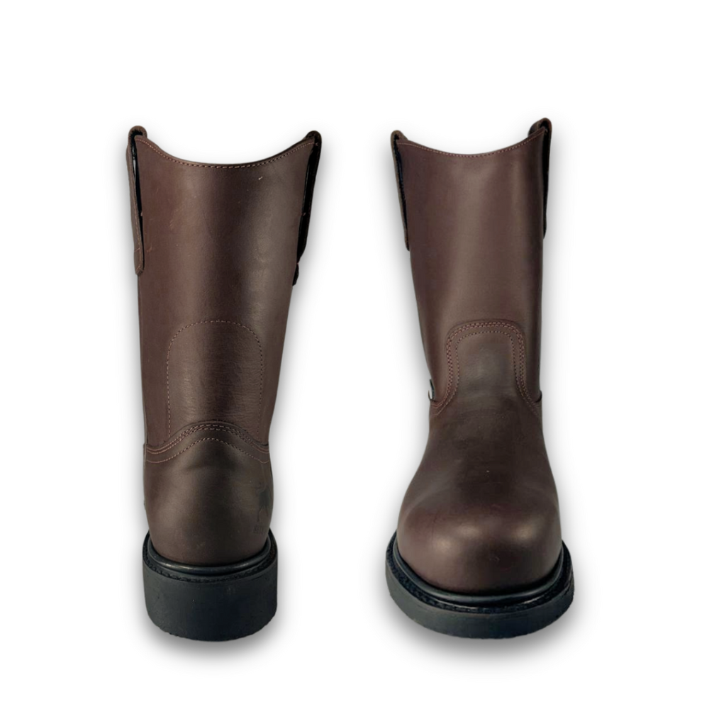 
                      
                        Bota de trabajo con casco de acero Estilo 9801 color café suela antiderrapante Diamond Bull
                      
                    