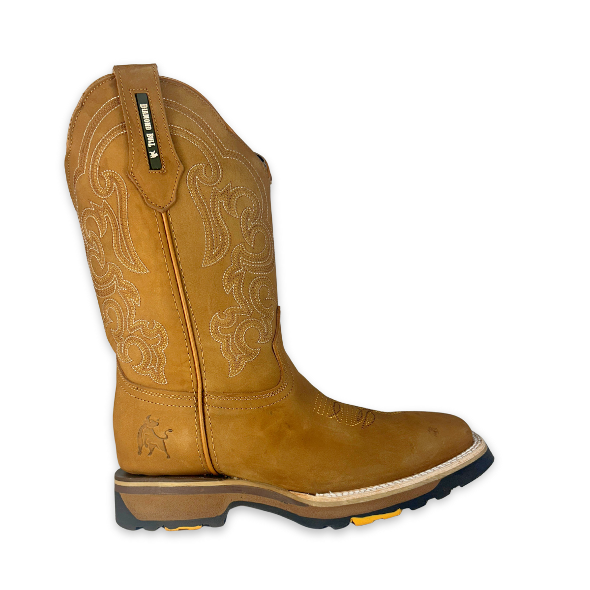 Bota rodeo de trabajo 8030 color Oro Goodyear welt – Diamond Bull
