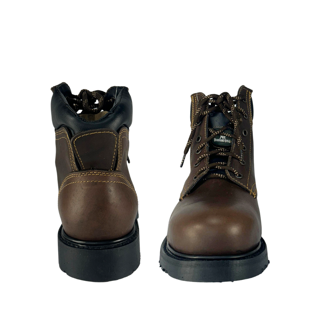 
                      
                        Bota de trabajo Estilo 9669 Color café Casco de acero Diamond Bull
                      
                    