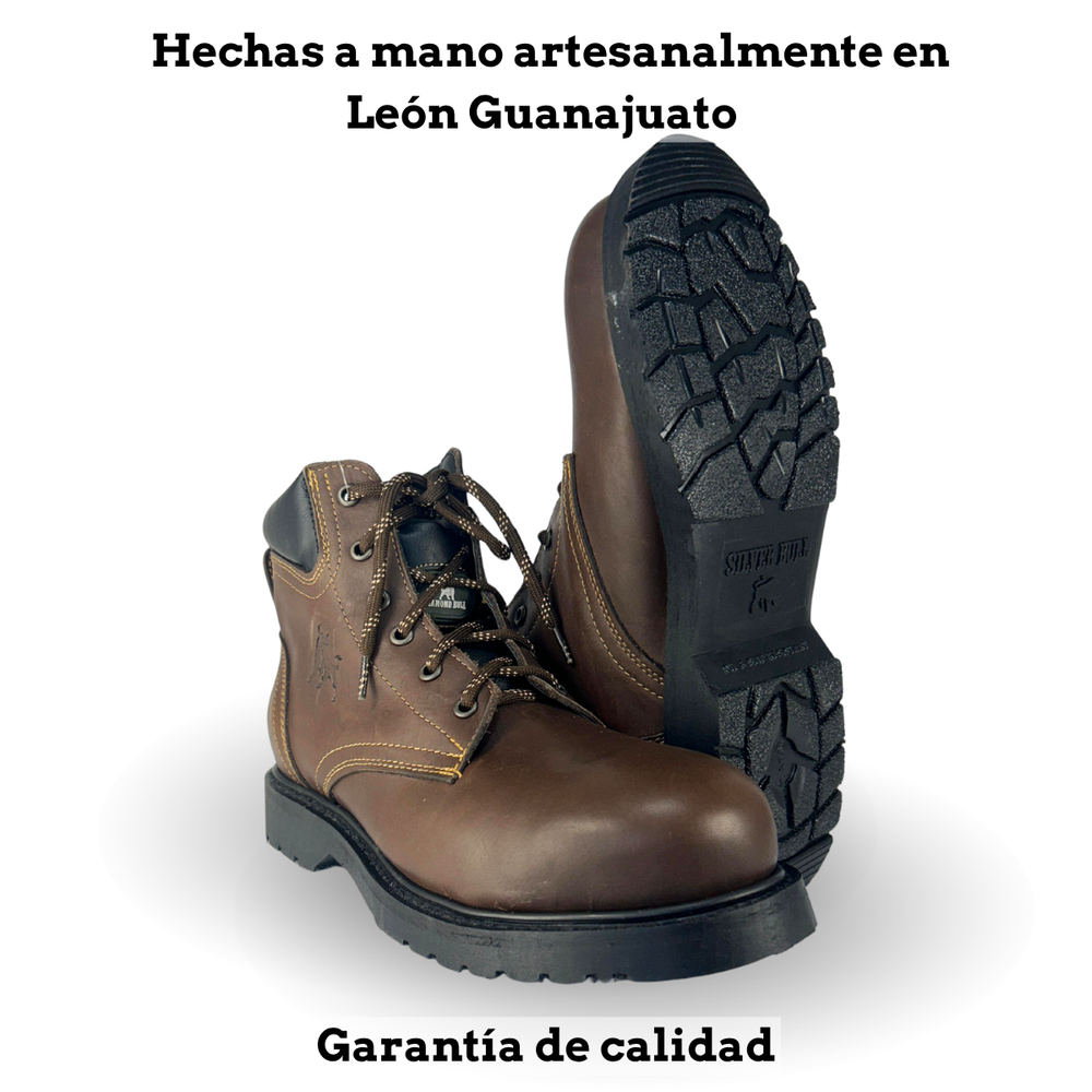 
                      
                        Bota de trabajo Estilo 9669 Color café Casco de acero Diamond Bull
                      
                    