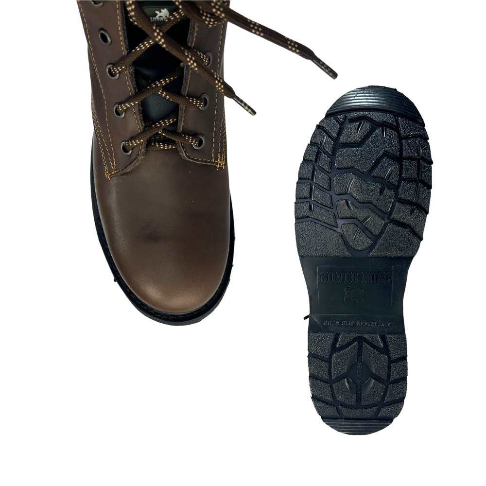 
                      
                        Bota de trabajo Estilo 9669 Color café Casco de acero Diamond Bull
                      
                    