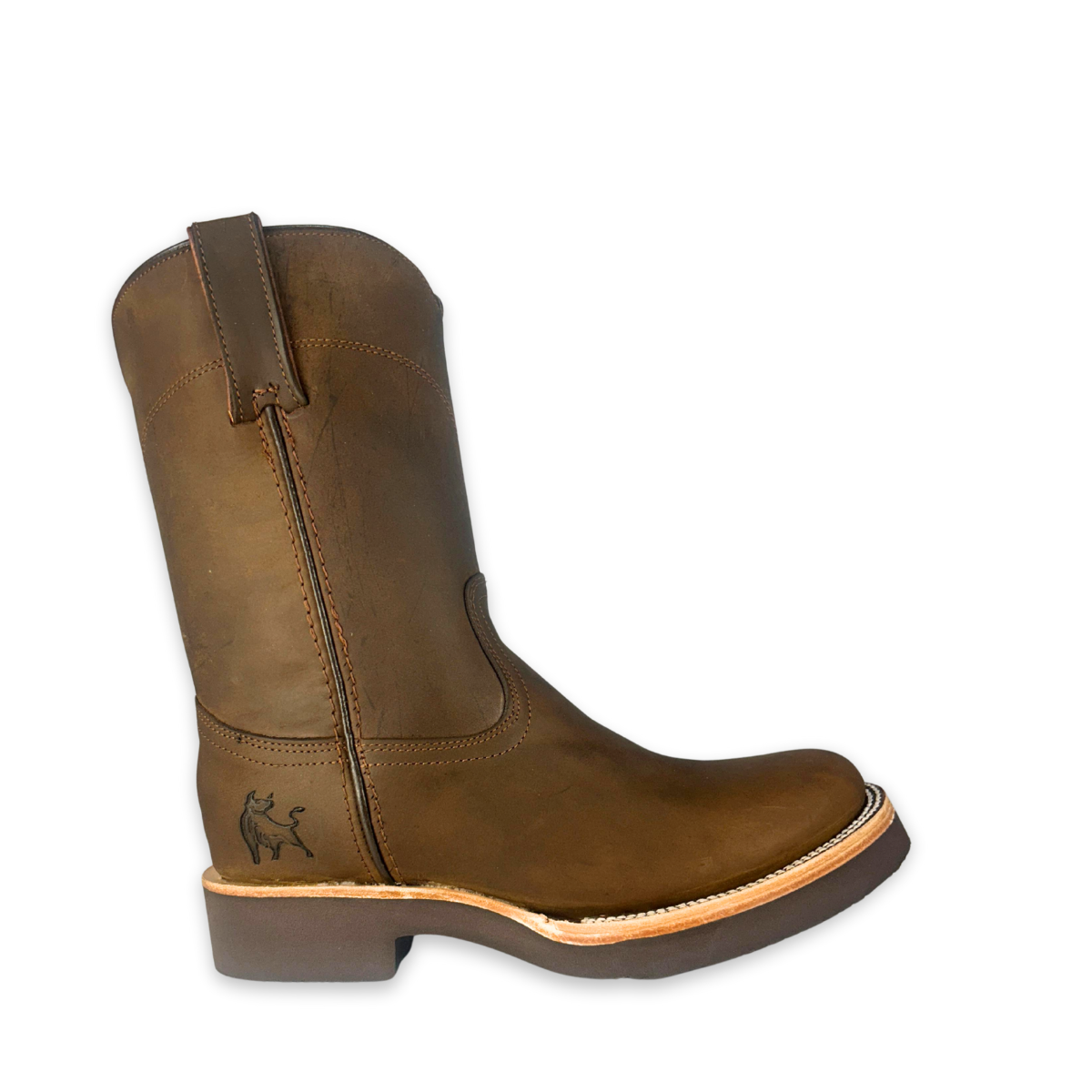 Bota rodeo Estilo 0072 Color café Suela de hule café