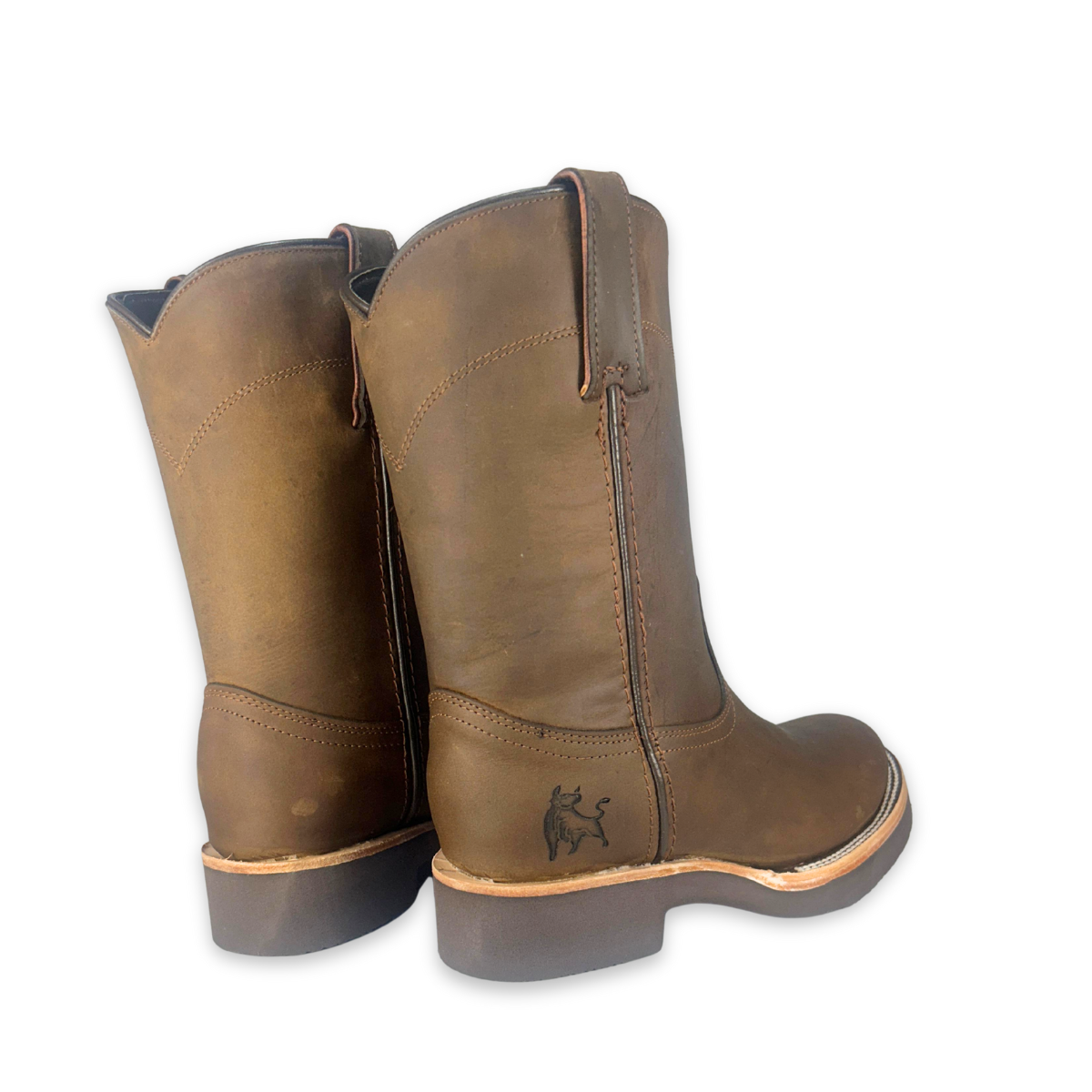 Bota rodeo Estilo 0072 Color café Suela de hule café