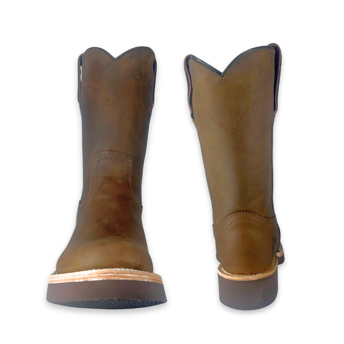 Bota rodeo Estilo 0072 Color café Suela de hule café